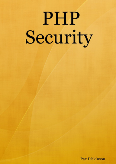PHP Security