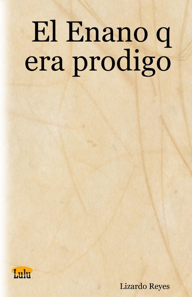 El Enano q era prodigo