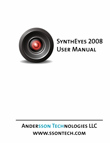 SynthEyes 2008 User Manual