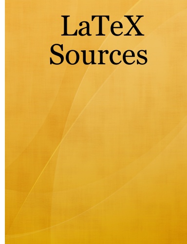 LaTeX Sources