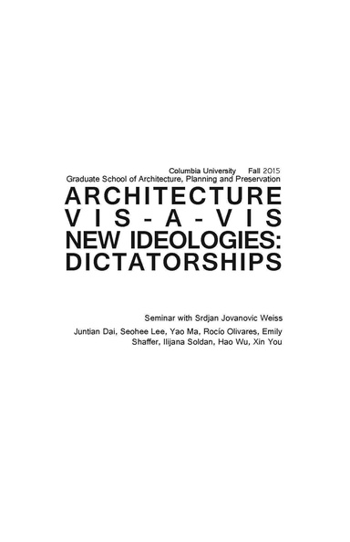Architecture Vis-A-Vis New Ideologies