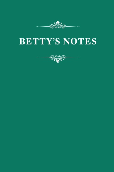 Betty's Notes