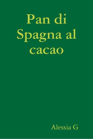 Pan di Spagna al cacao