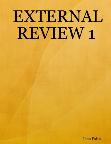 EXTERNAL REVIEW 1