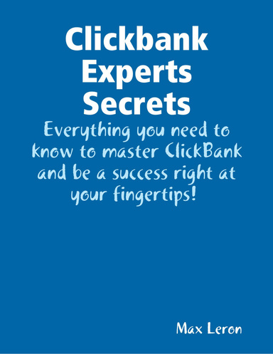 Clickbank Experts