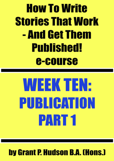 How to Write Stories Week Ten