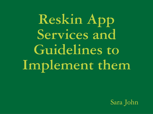 Reskin App Services and Guidelines to Implement them
