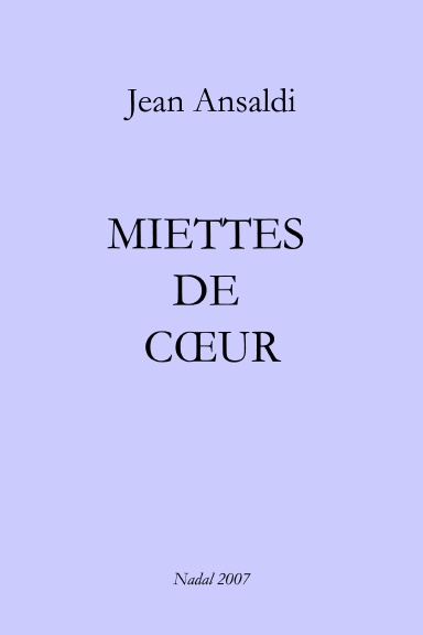 MIETTES DE COEUR