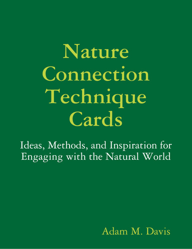 Nature Connection Technique Cards