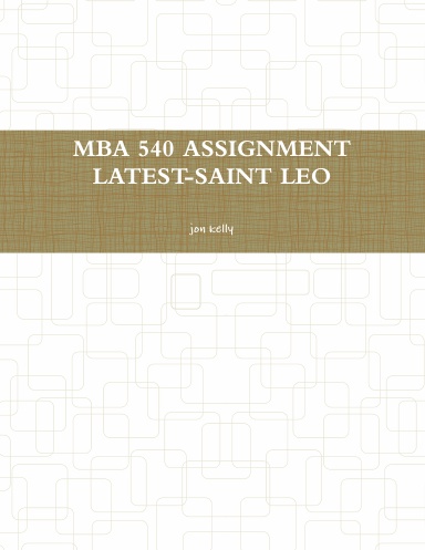 mba-540-assignment-latest-saint-leo