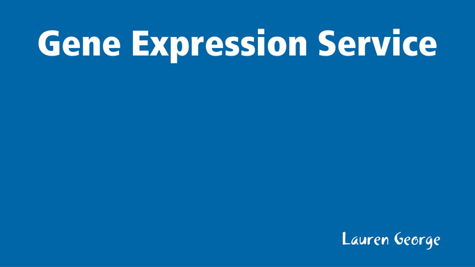 Gene Expression Service