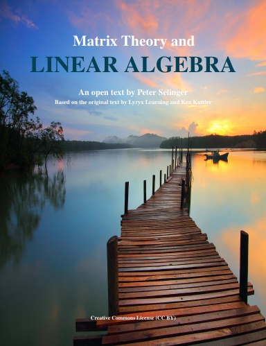 Matrix Theory and Linear Algebra (color)