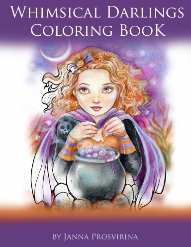 Whimsical Darlings Coloring Book