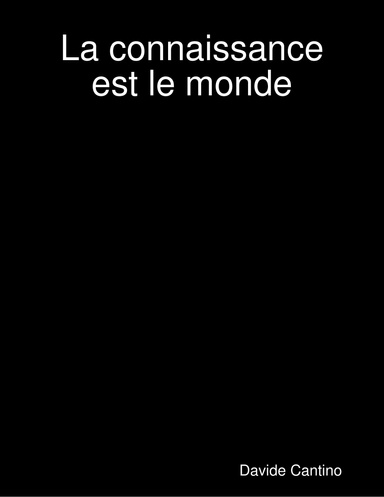 La connaissance est le monde
