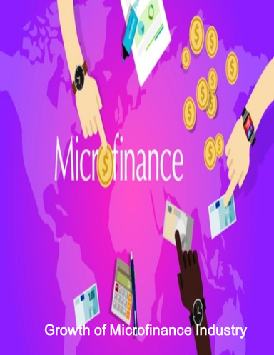Growth of Microfinance Industry