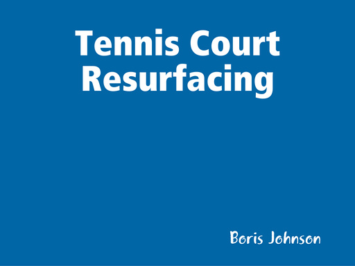 Tennis Court Resurfacing