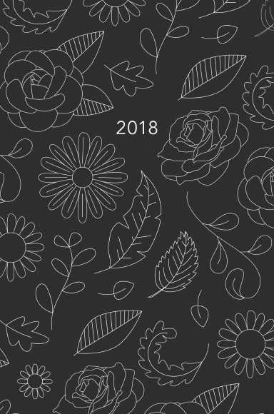 2018 6-Month Scripture Coloring Planner - Hardcover