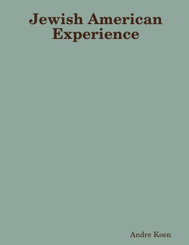 Jewish American Experience