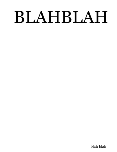 BLAHBLAH