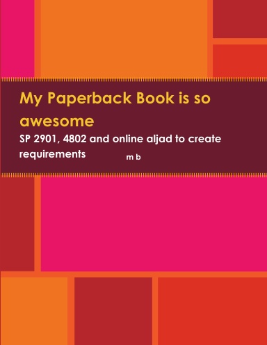 My Paperback Book