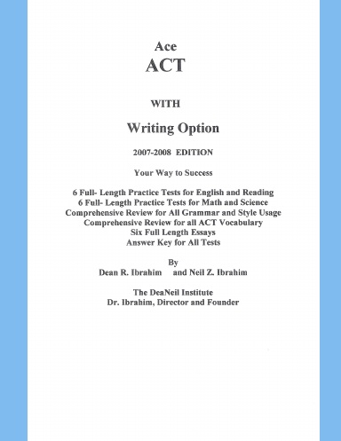 Ace ACT with Writing Option