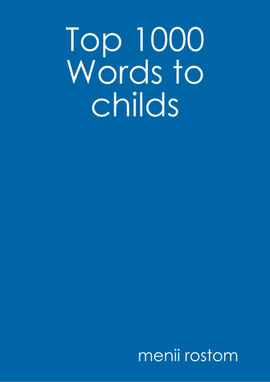 Words to childs
