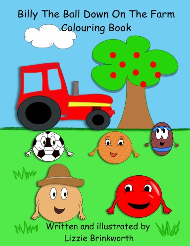 Billy the ball down on the farm colouring book