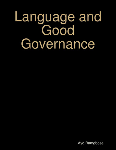 Language and Good Governance