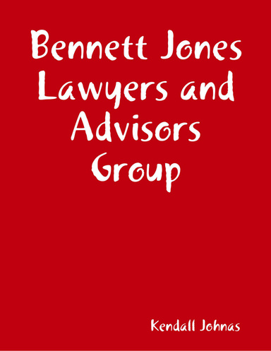 Bennett Jones Lawyers and Advisors Group