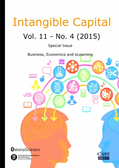 Intangible Capital - Vol 11, No 4 (2015). Special Issue-Business, Economics and eLearning (UOC)