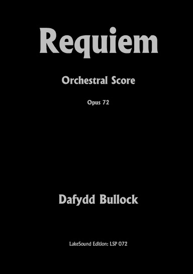 Requiem, Opus 72 Orchestral Score