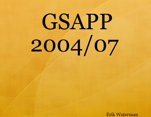 GSAPP 2004/07