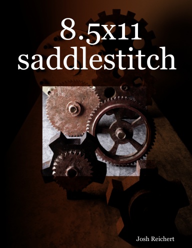 8.5x11 saddlestitch