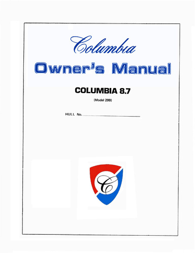 Columbia 8.7 Owners Manual (pdf)
