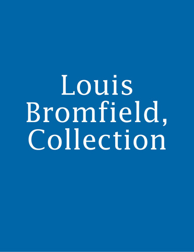 Louis Bromfield, Collection