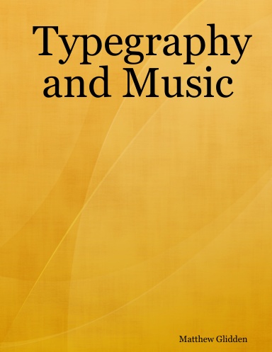 Typegraphy and Music
