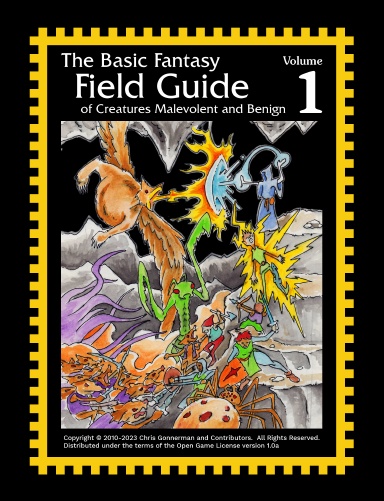 The Basic Fantasy Field Guide, Volume 1 (hardback)