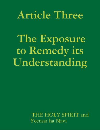 Article Three The Exposure to Remedy its Understanding