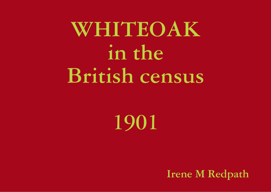WHITEOAK in the British census : 1901