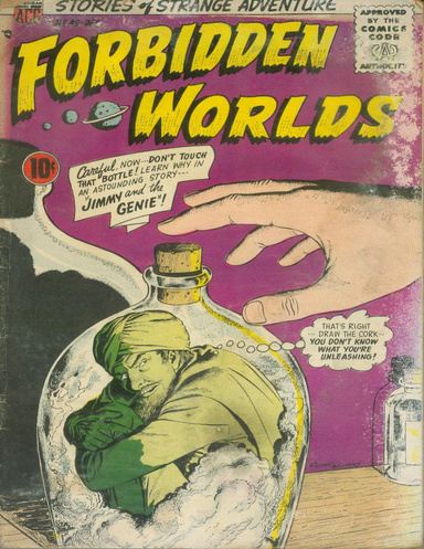 Forbidden Worlds Number 49 Horror Comic Book