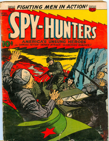 Spy-Hunters Number 22 War Comic Book