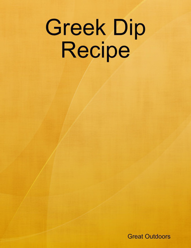 Greek Dip Recipe
