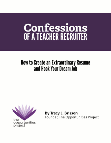 Confessions of a Teacher Recruiter