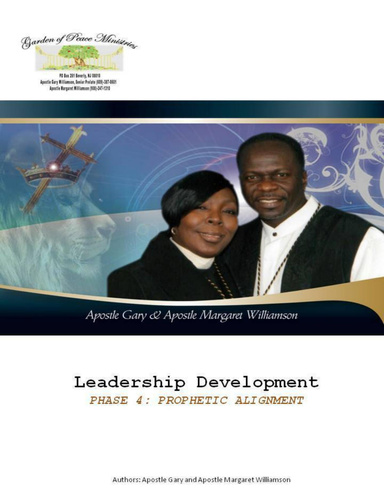 Prophetic Alignment Leadership Developement