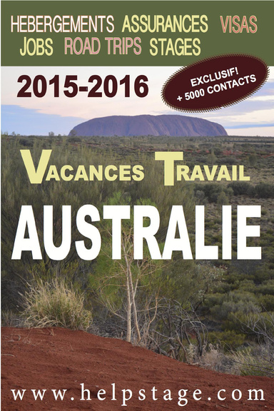 GUIDE VACANCES TRAVAIL AUSTRALIE 2015-2016