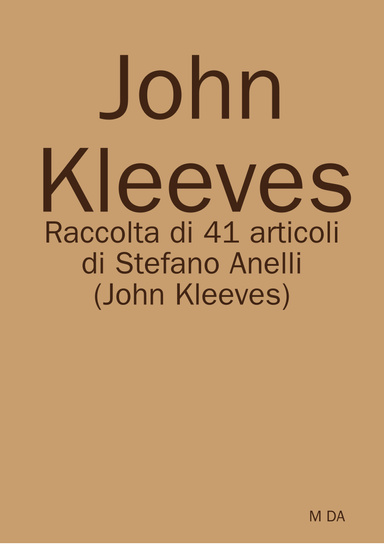 John Kleeves - 41 articoli su web