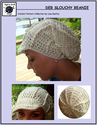 Deb Slouchy Beanie - Crochet Pattern for Hat
