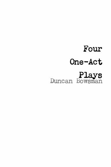 Four One-Act Plays