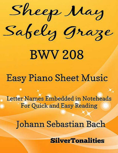 Sheep May Safely Graze Easy Piano Sheet Music Pdf