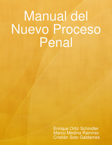 Manual del Nuevo Proceso Penal